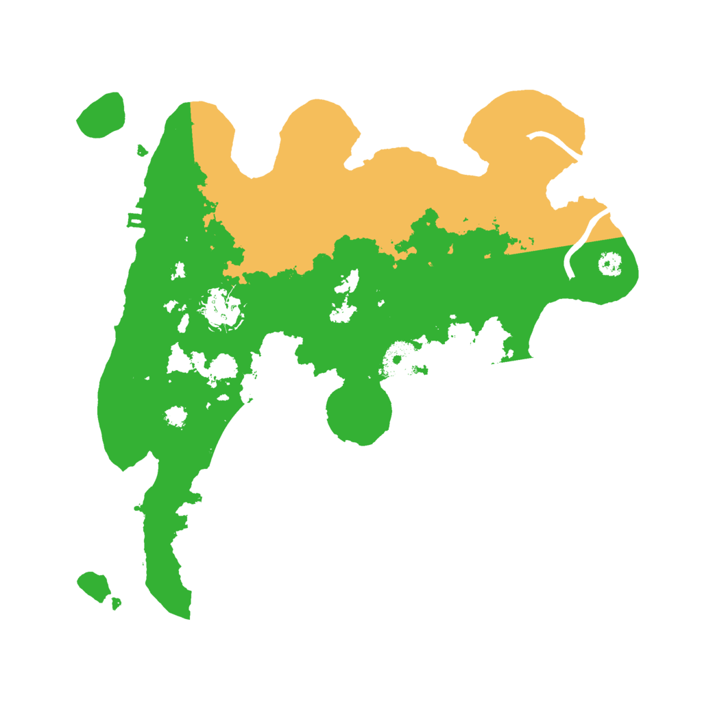 Biome Rust Map: Procedural Map, Size: 3000, Seed: 10471