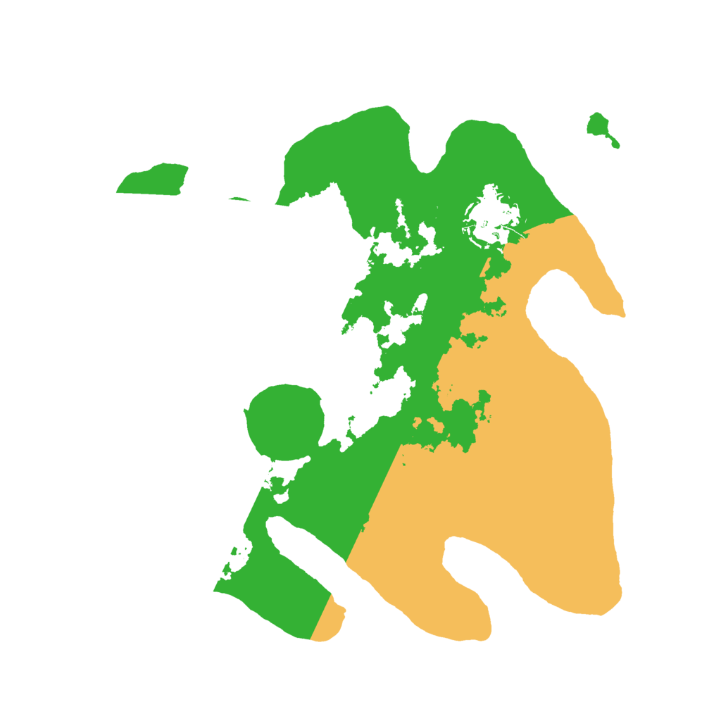 Biome Rust Map: Barren, Size: 2500, Seed: 1628333995