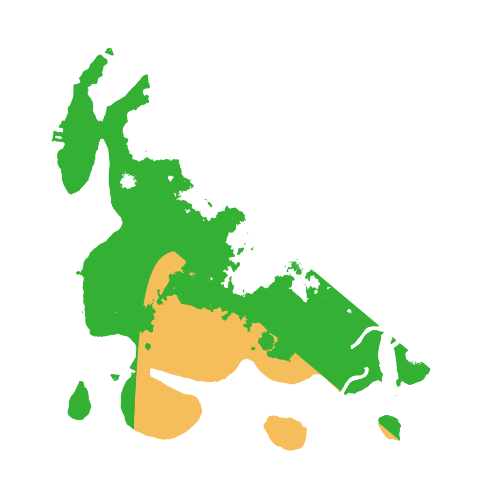 Biome Rust Map: Procedural Map, Size: 3000, Seed: 19570