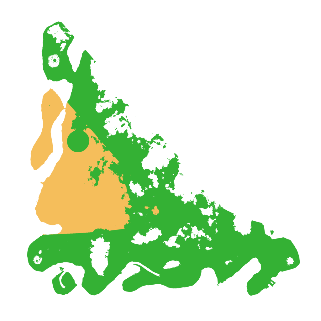 Biome Rust Map: Procedural Map, Size: 3900, Seed: 1235984