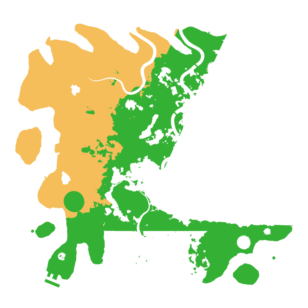 Biome Rust Map: Procedural Map, Size: 4000, Seed: 876234