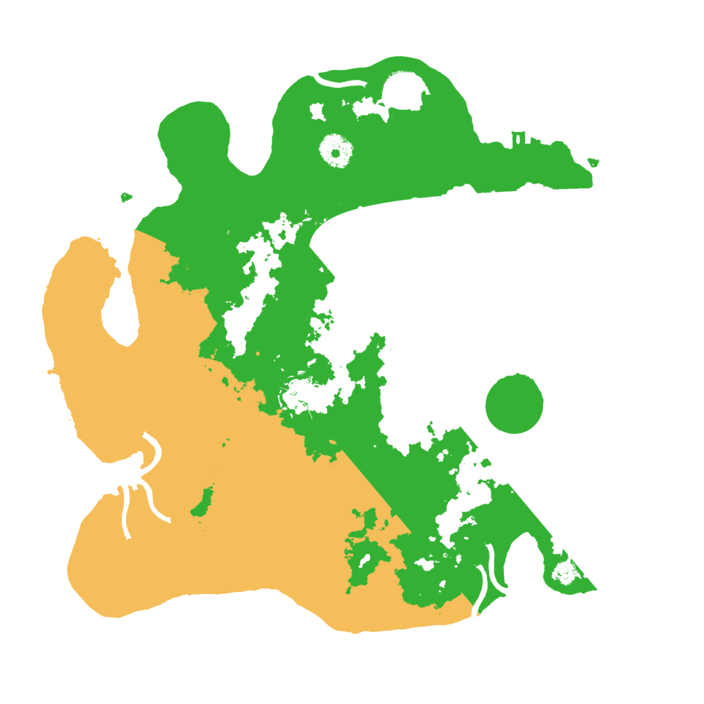 Biome Rust Map: Procedural Map, Size: 3250, Seed: 545784671