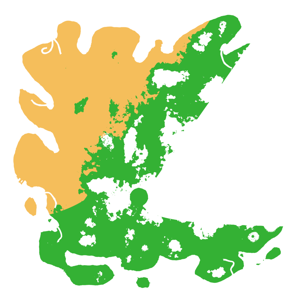 Biome Rust Map: Procedural Map, Size: 4500, Seed: 1328476382