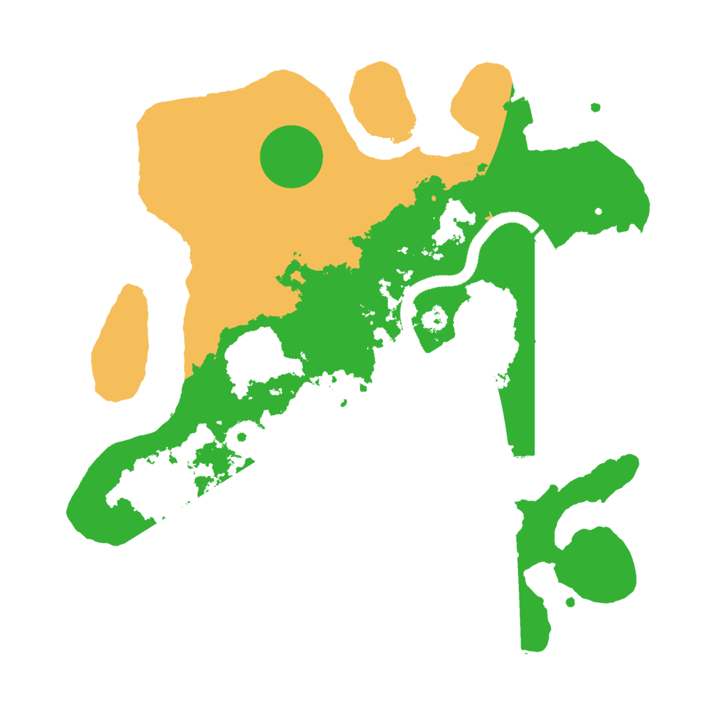 Biome Rust Map: Procedural Map, Size: 3000, Seed: 27075