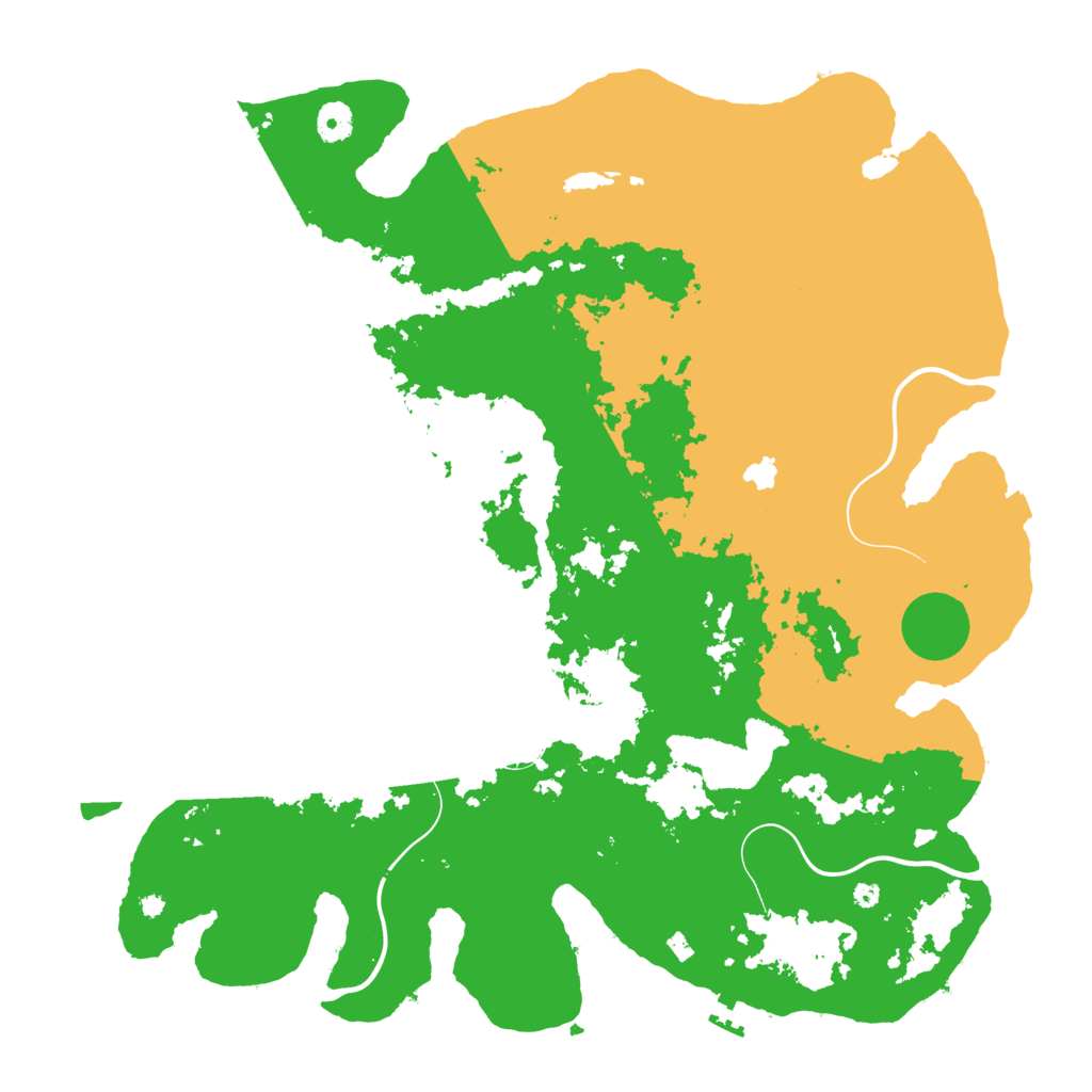 Biome Rust Map: Procedural Map, Size: 4250, Seed: 1216560220