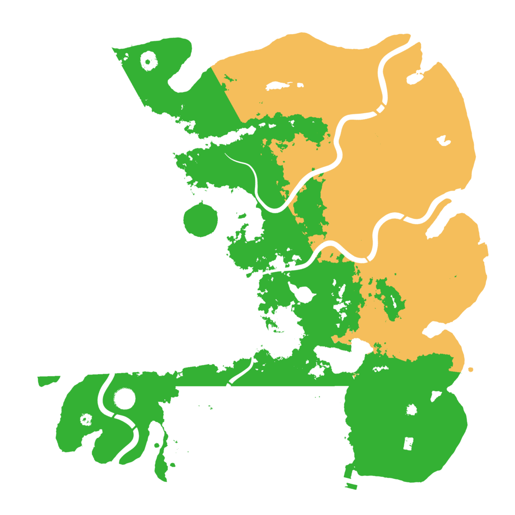 Biome Rust Map: Procedural Map, Size: 4250, Seed: 1216560220