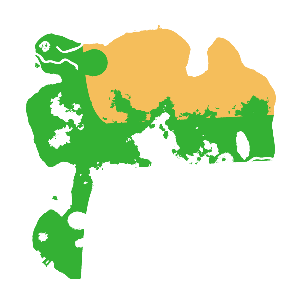 Biome Rust Map: Procedural Map, Size: 3000, Seed: 12160216