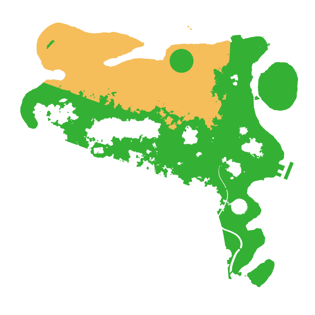 Biome Rust Map: Procedural Map, Size: 3500, Seed: 1328003426
