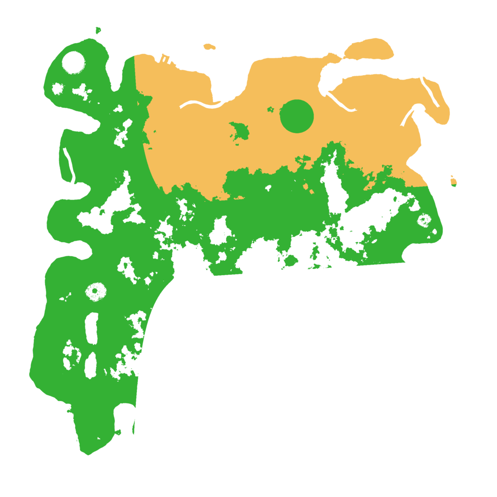 Biome Rust Map: Procedural Map, Size: 3900, Seed: 43247