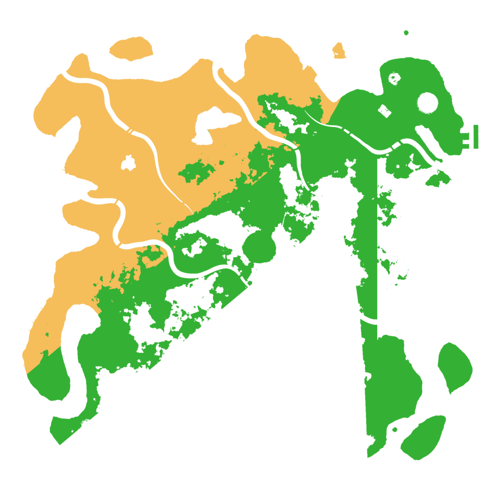 Biome Rust Map: Procedural Map, Size: 4250, Seed: 526381