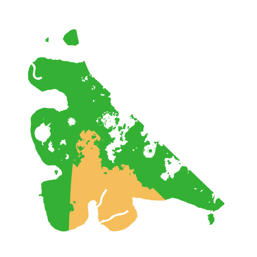 Biome Rust Map: Procedural Map, Size: 3000, Seed: 27966