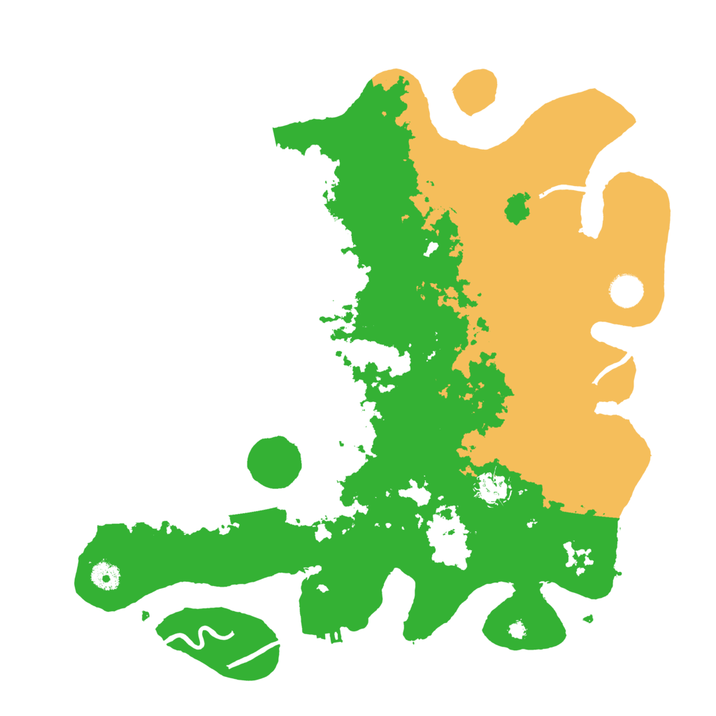 Biome Rust Map: Procedural Map, Size: 3800, Seed: 451614