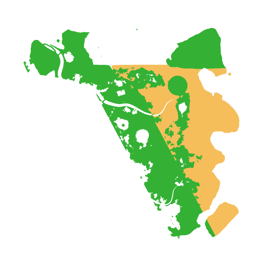 Biome Rust Map: Procedural Map, Size: 3500, Seed: 545671279