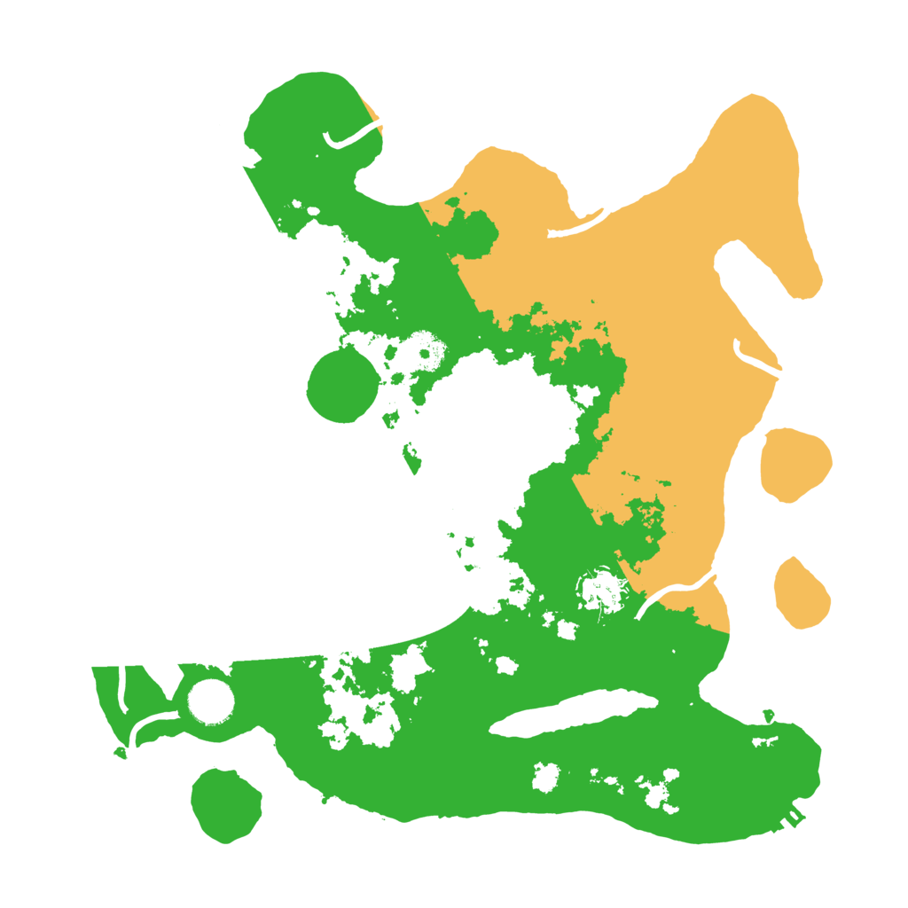 Biome Rust Map: Procedural Map, Size: 3500, Seed: 861431082