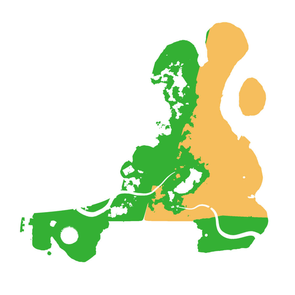Biome Rust Map: Procedural Map, Size: 3000, Seed: 2054682288