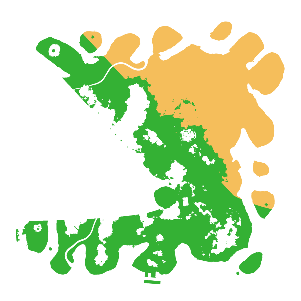 Biome Rust Map: Procedural Map, Size: 3750, Seed: 1992908027