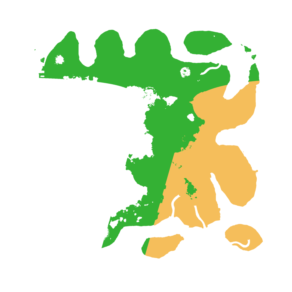 Biome Rust Map: Procedural Map, Size: 3000, Seed: 26604