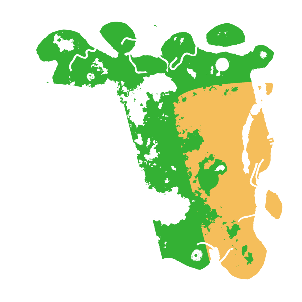 Biome Rust Map: Procedural Map, Size: 4000, Seed: 608846