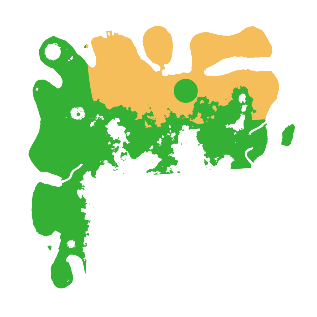 Biome Rust Map: Procedural Map, Size: 3500, Seed: 18270299