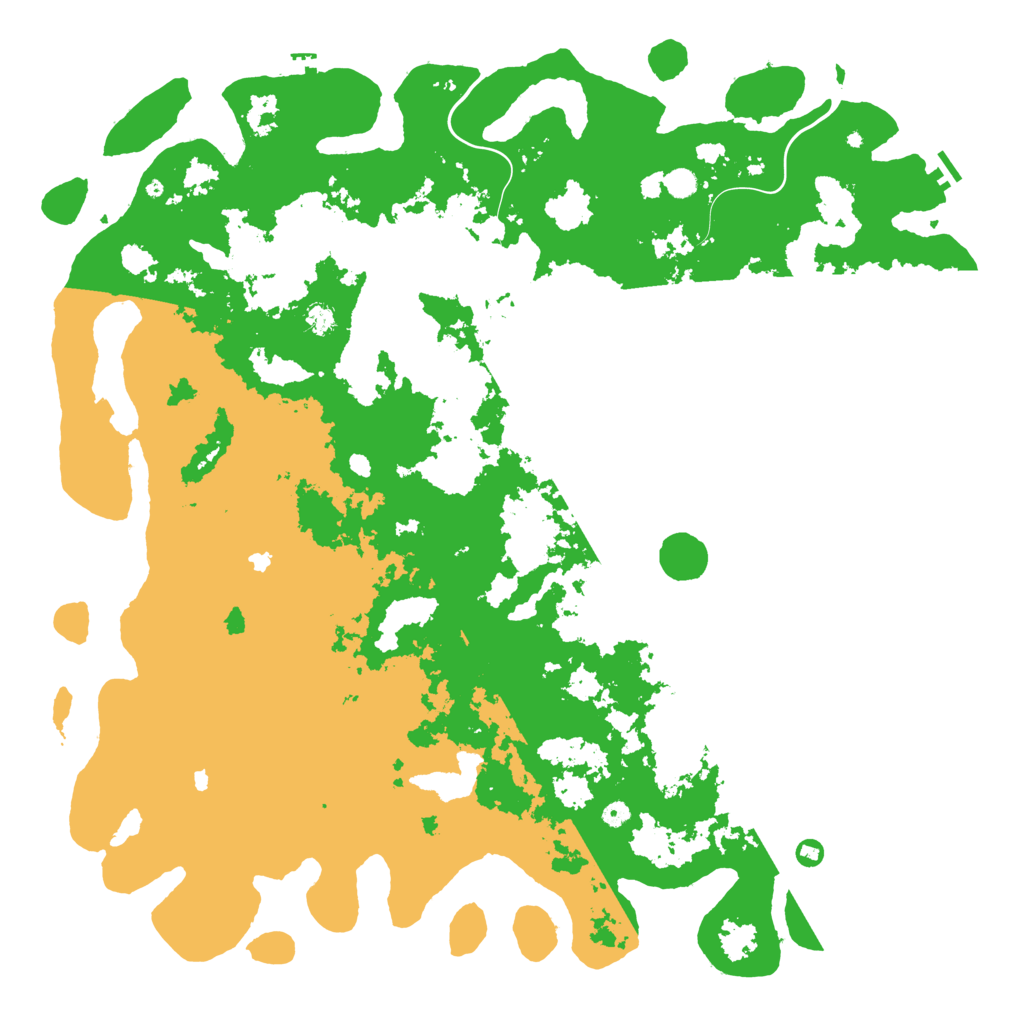 Biome Rust Map: Procedural Map, Size: 6000, Seed: 193054440