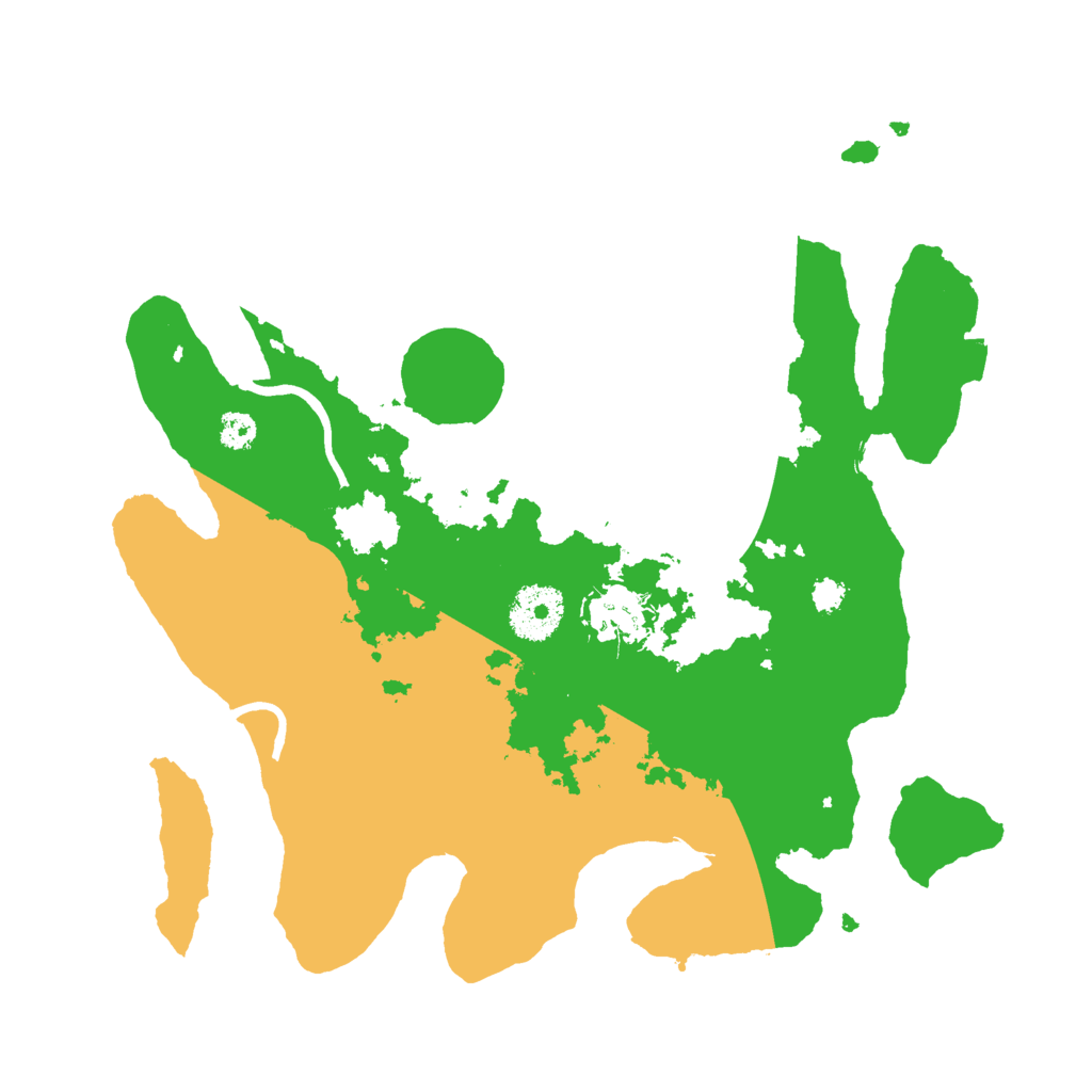 Biome Rust Map: Procedural Map, Size: 3000, Seed: 20461