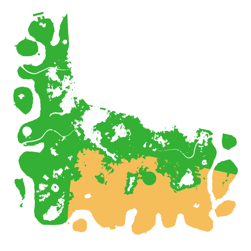 Biome Rust Map: Procedural Map, Size: 4800, Seed: 1152053107
