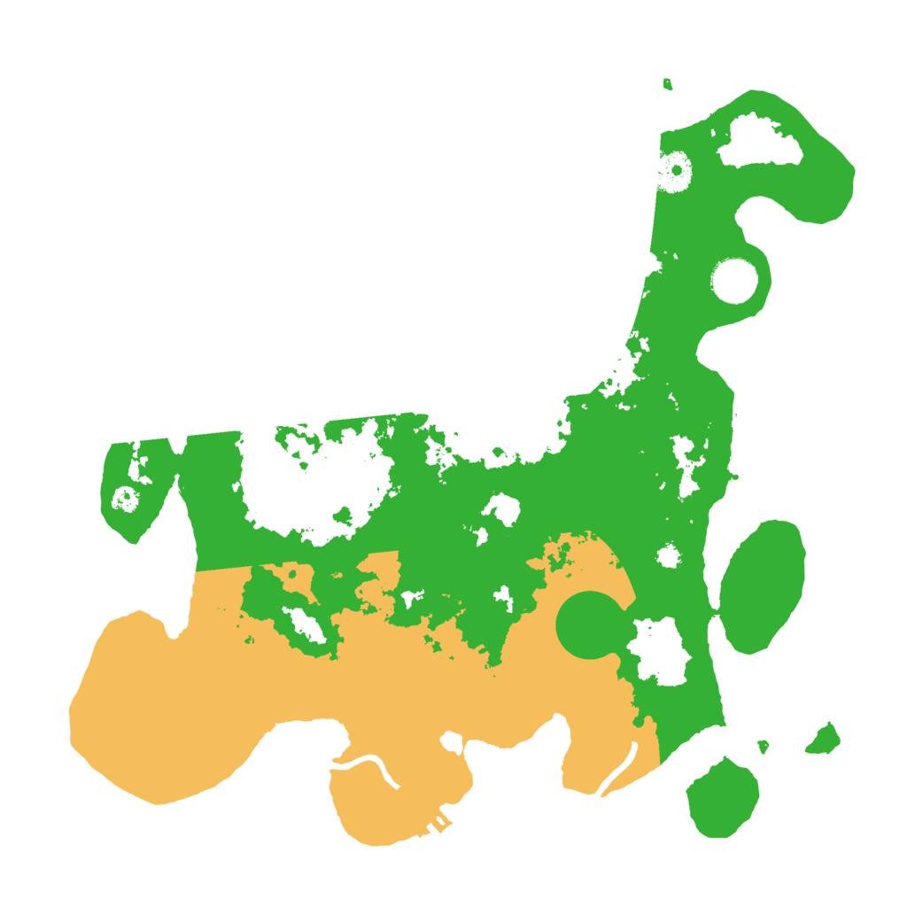 Biome Rust Map: Procedural Map, Size: 3500, Seed: 1882979654