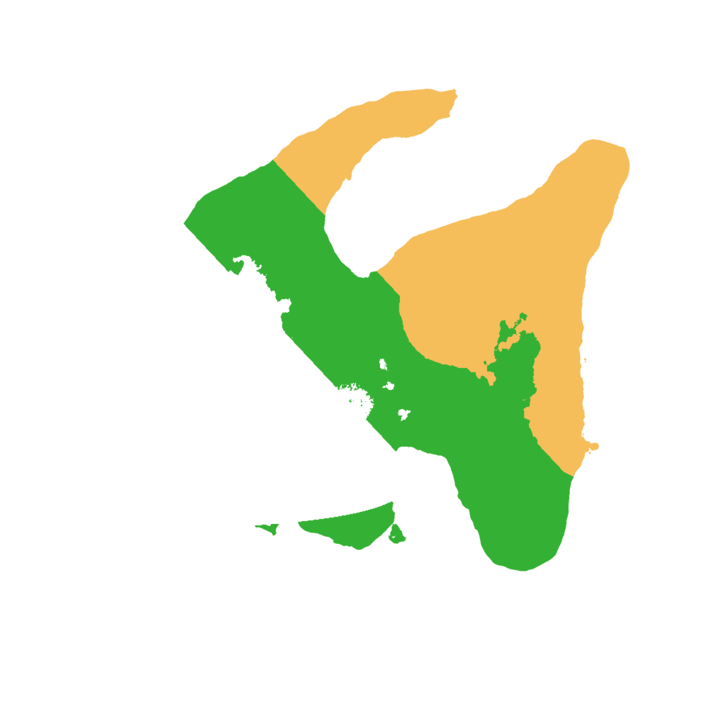 Biome Rust Map: Procedural Map, Size: 2000, Seed: 1149876364