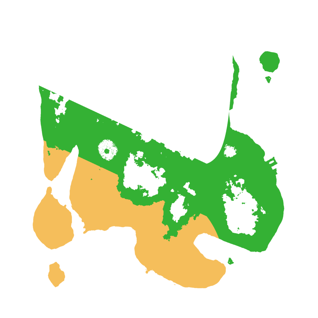 Biome Rust Map: Procedural Map, Size: 2500, Seed: 6452