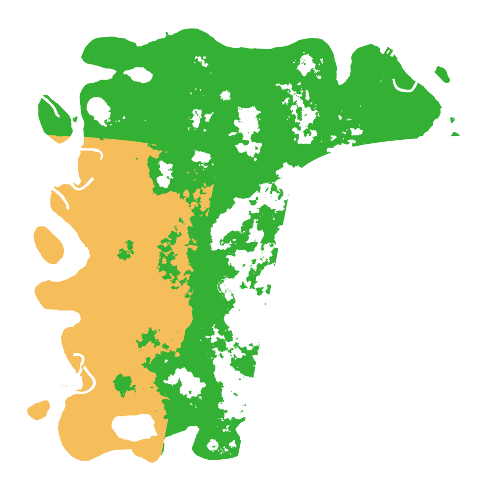 Biome Rust Map: Procedural Map, Size: 4550, Seed: 1444444443