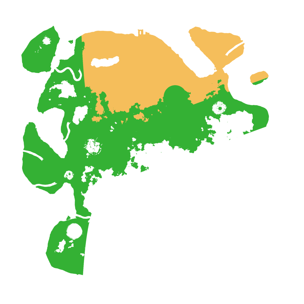 Biome Rust Map: Procedural Map, Size: 3500, Seed: 345213546