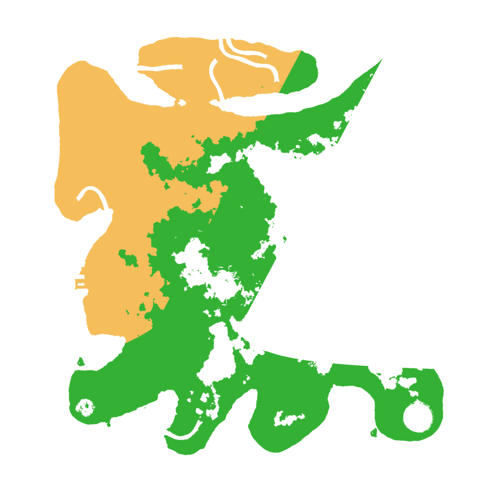 Biome Rust Map: Procedural Map, Size: 3000, Seed: 1790116173