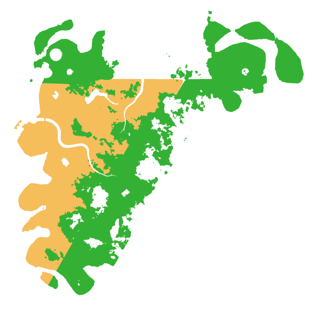 Biome Rust Map: Procedural Map, Size: 4500, Seed: 161446582