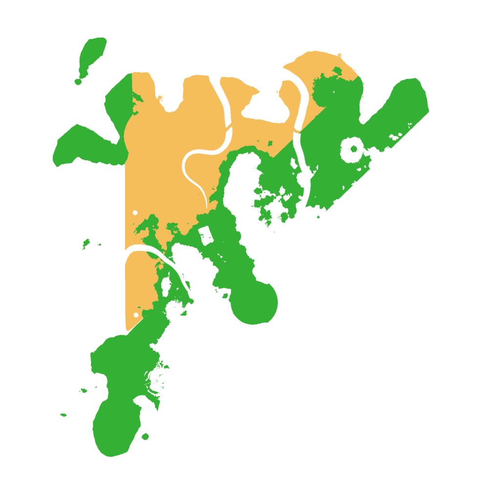Biome Rust Map: Procedural Map, Size: 3000, Seed: 31873