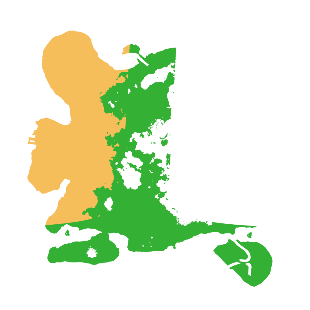 Biome Rust Map: Procedural Map, Size: 2800, Seed: 128152175