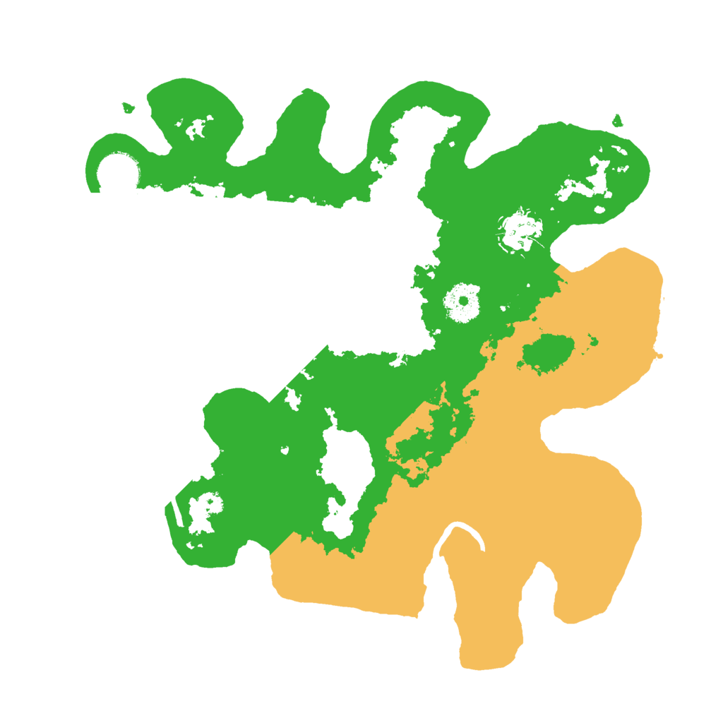 Biome Rust Map: Procedural Map, Size: 3000, Seed: 31046