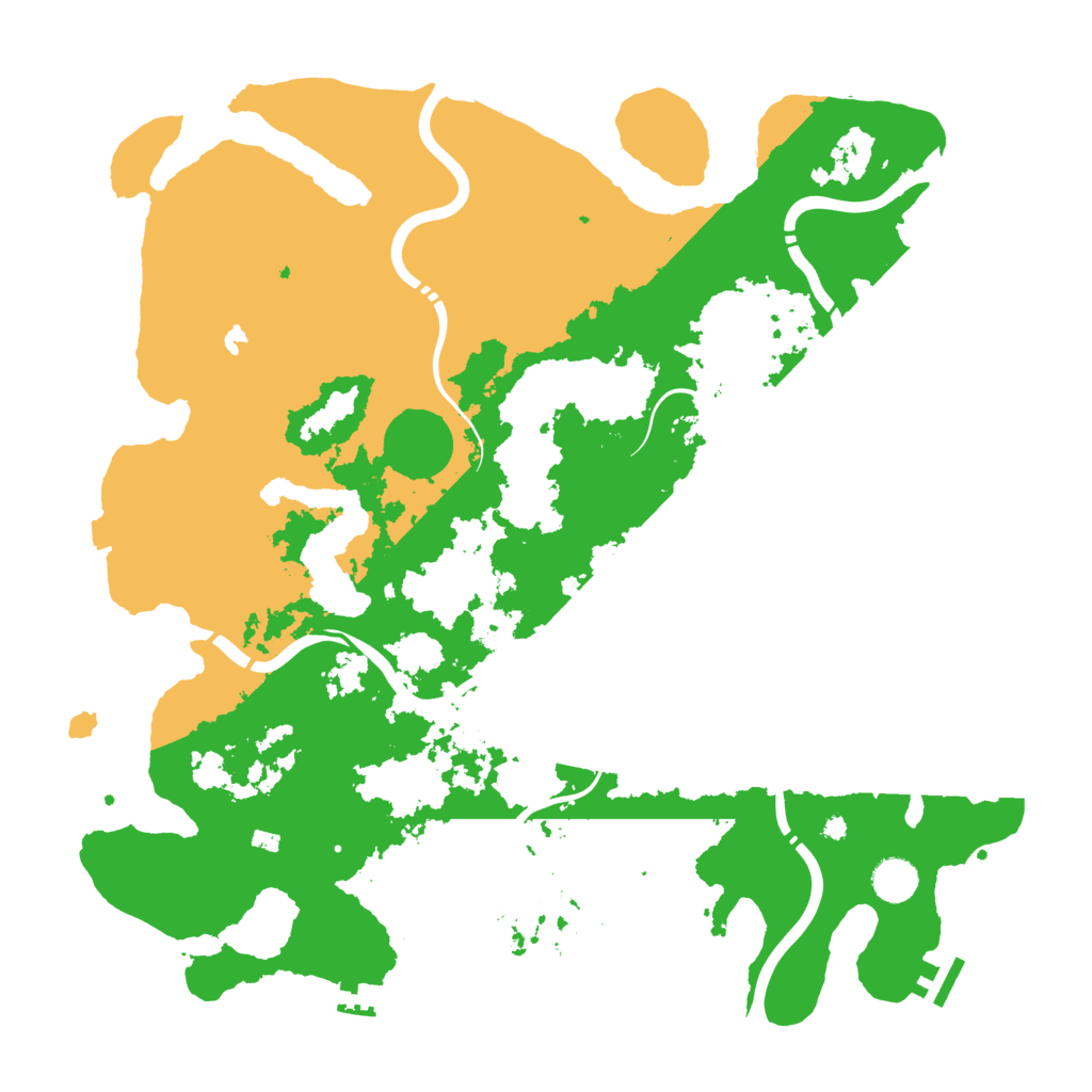 Biome Rust Map: Procedural Map, Size: 4250, Seed: 997328077