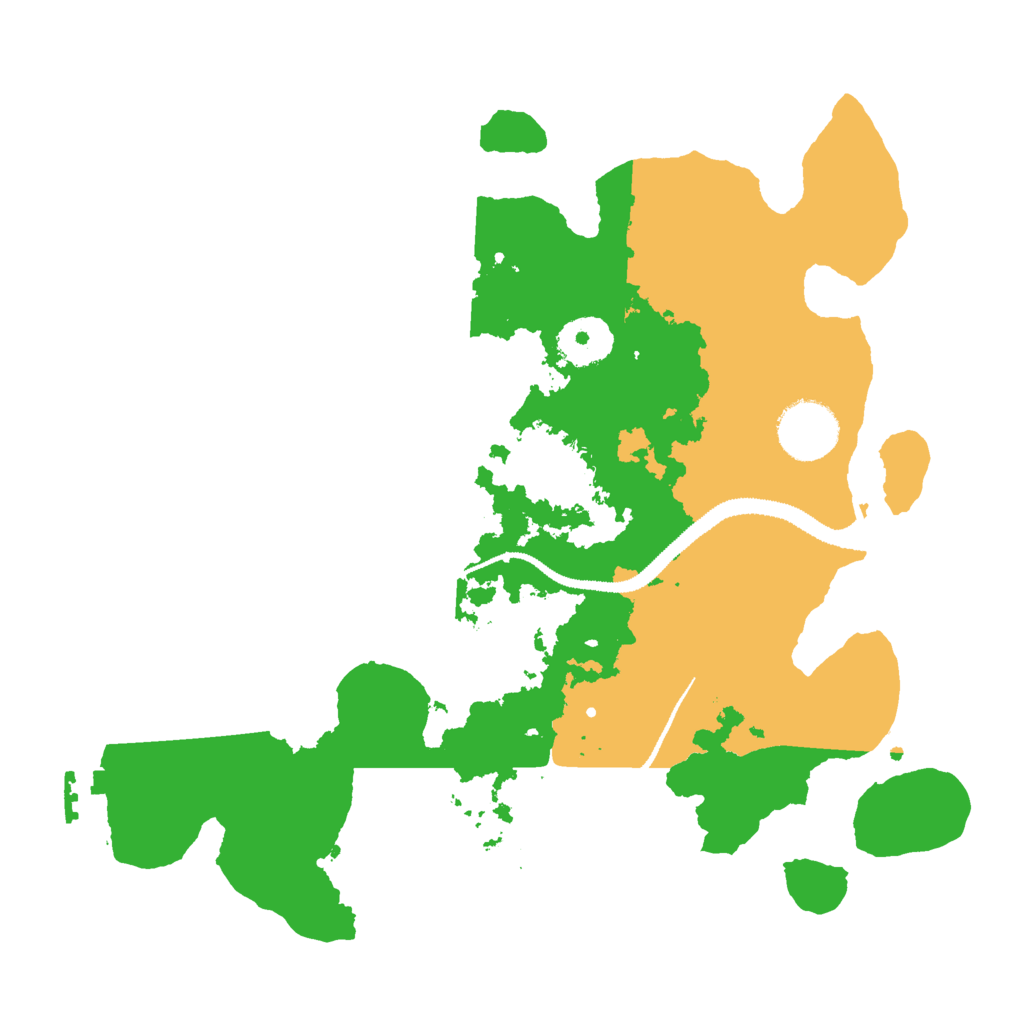 Biome Rust Map: Procedural Map, Size: 3000, Seed: 17702