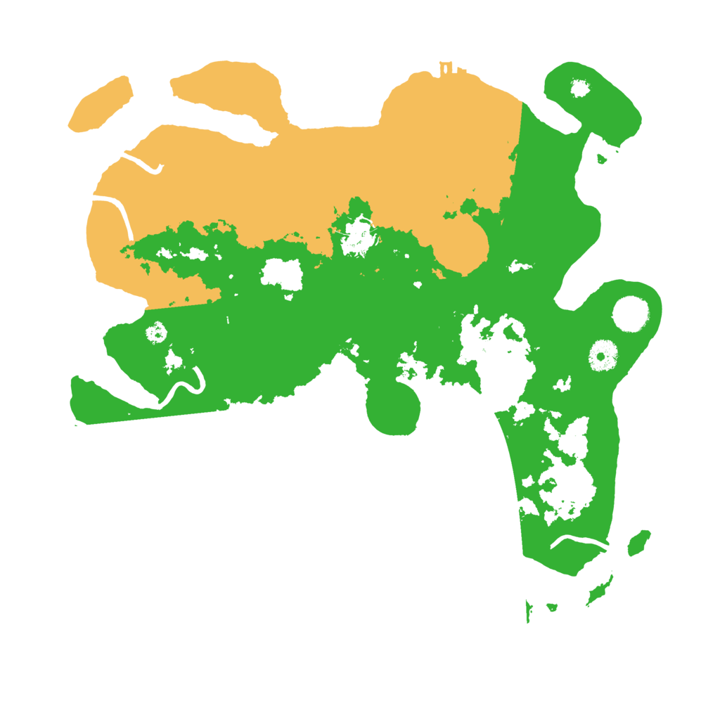 Biome Rust Map: Procedural Map, Size: 3550, Seed: 288208