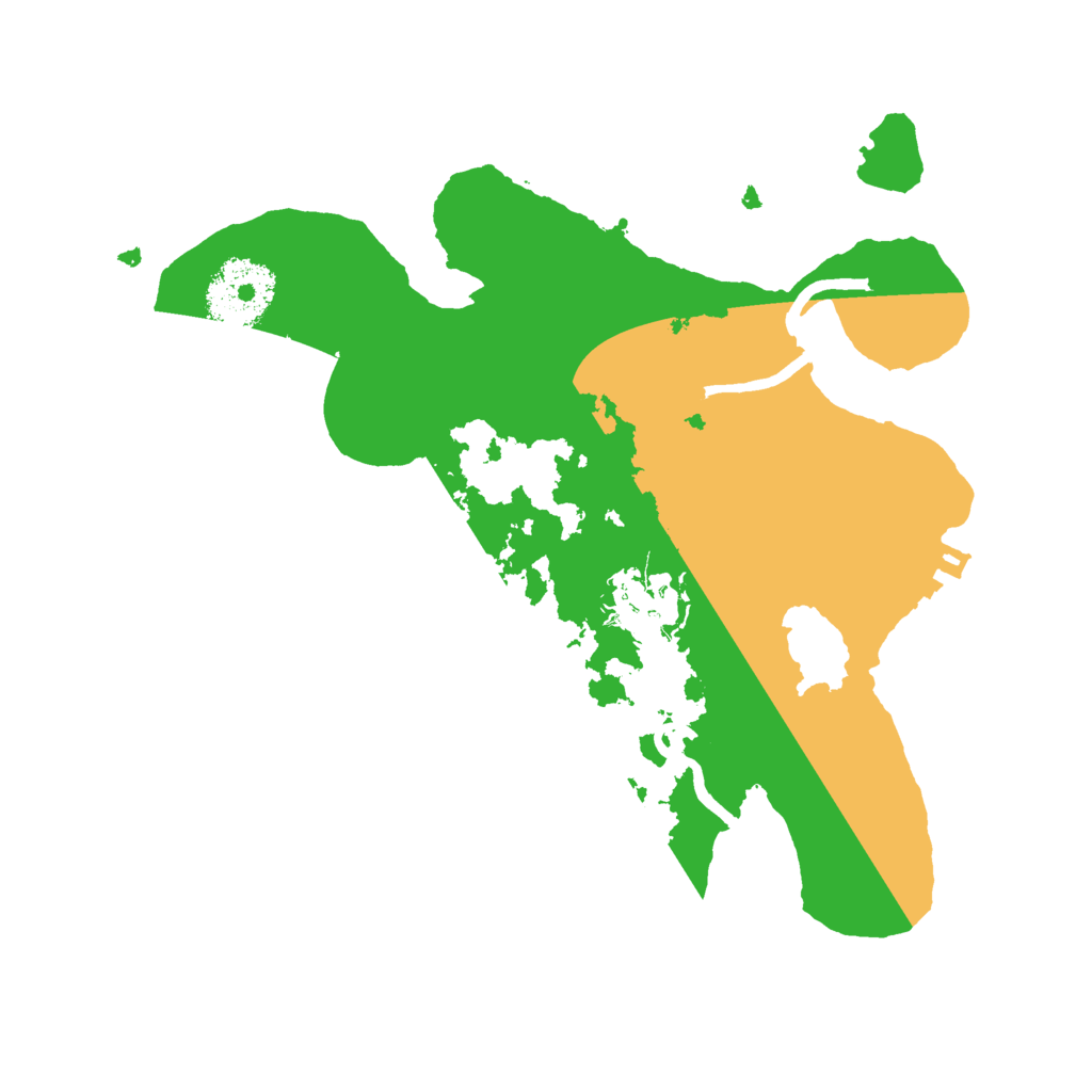 Biome Rust Map: Procedural Map, Size: 2500, Seed: 1331385133