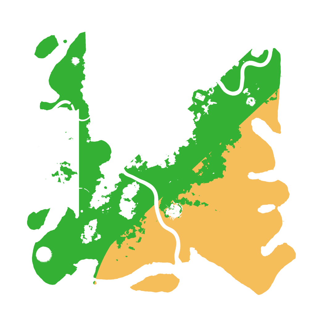 Biome Rust Map: Procedural Map, Size: 3600, Seed: 390058745