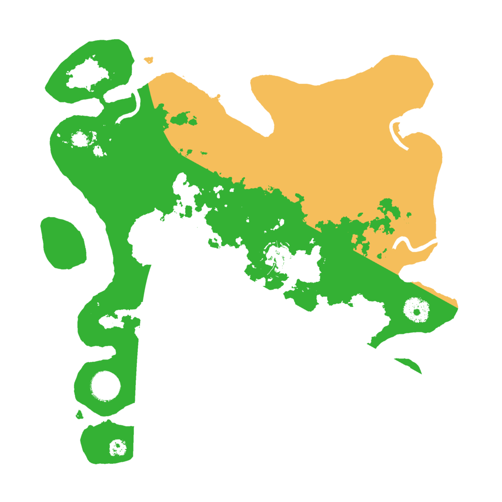 Biome Rust Map: Procedural Map, Size: 3000, Seed: 7440