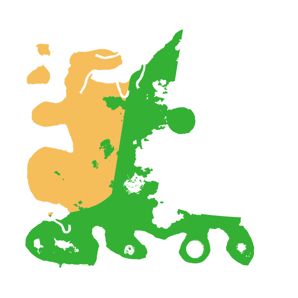 Biome Rust Map: Procedural Map, Size: 3000, Seed: 24883