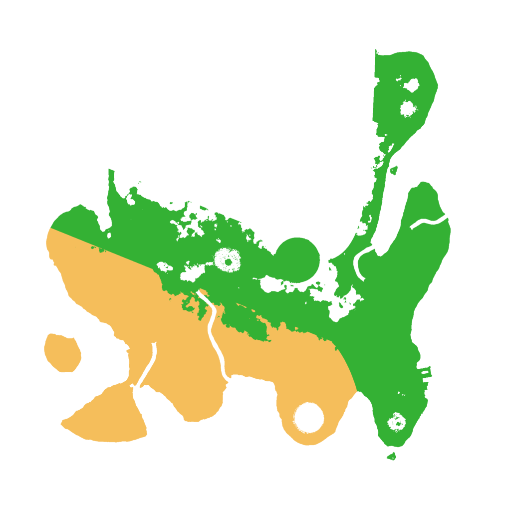 Biome Rust Map: Procedural Map, Size: 3000, Seed: 5409