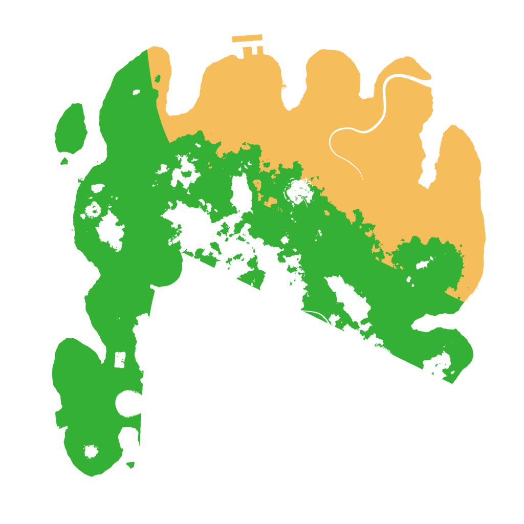 Biome Rust Map: Procedural Map, Size: 3500, Seed: 5926813
