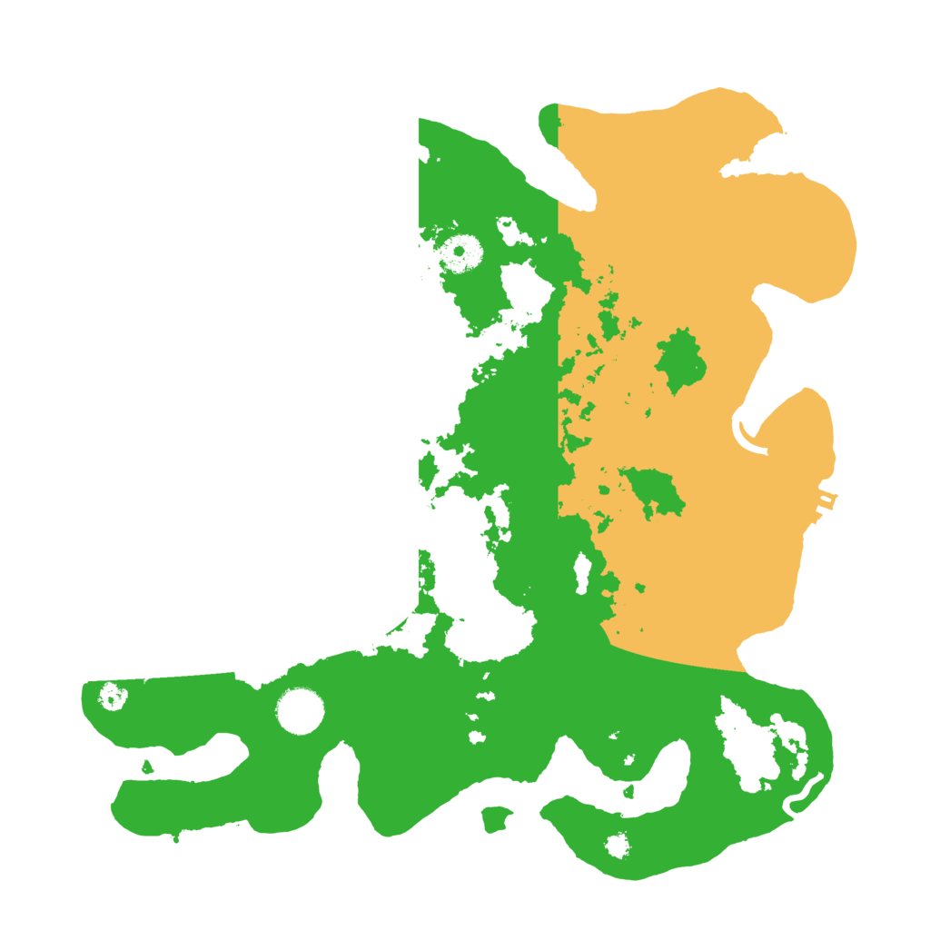 Biome Rust Map: Procedural Map, Size: 3500, Seed: 1318061073