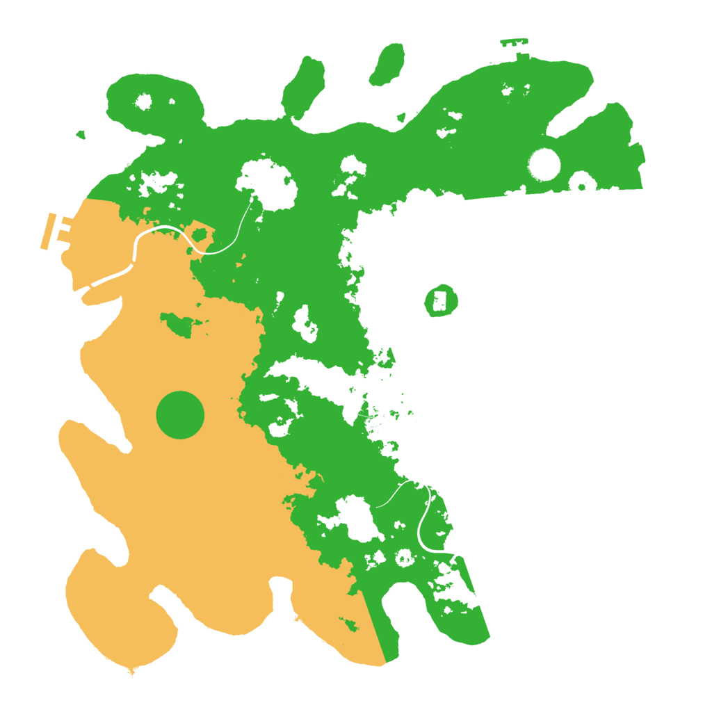 Biome Rust Map: Procedural Map, Size: 3900, Seed: 960954