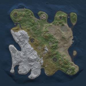 Thumbnail Rust Map: Procedural Map, Size: 3000, Seed: 778, 13 Monuments