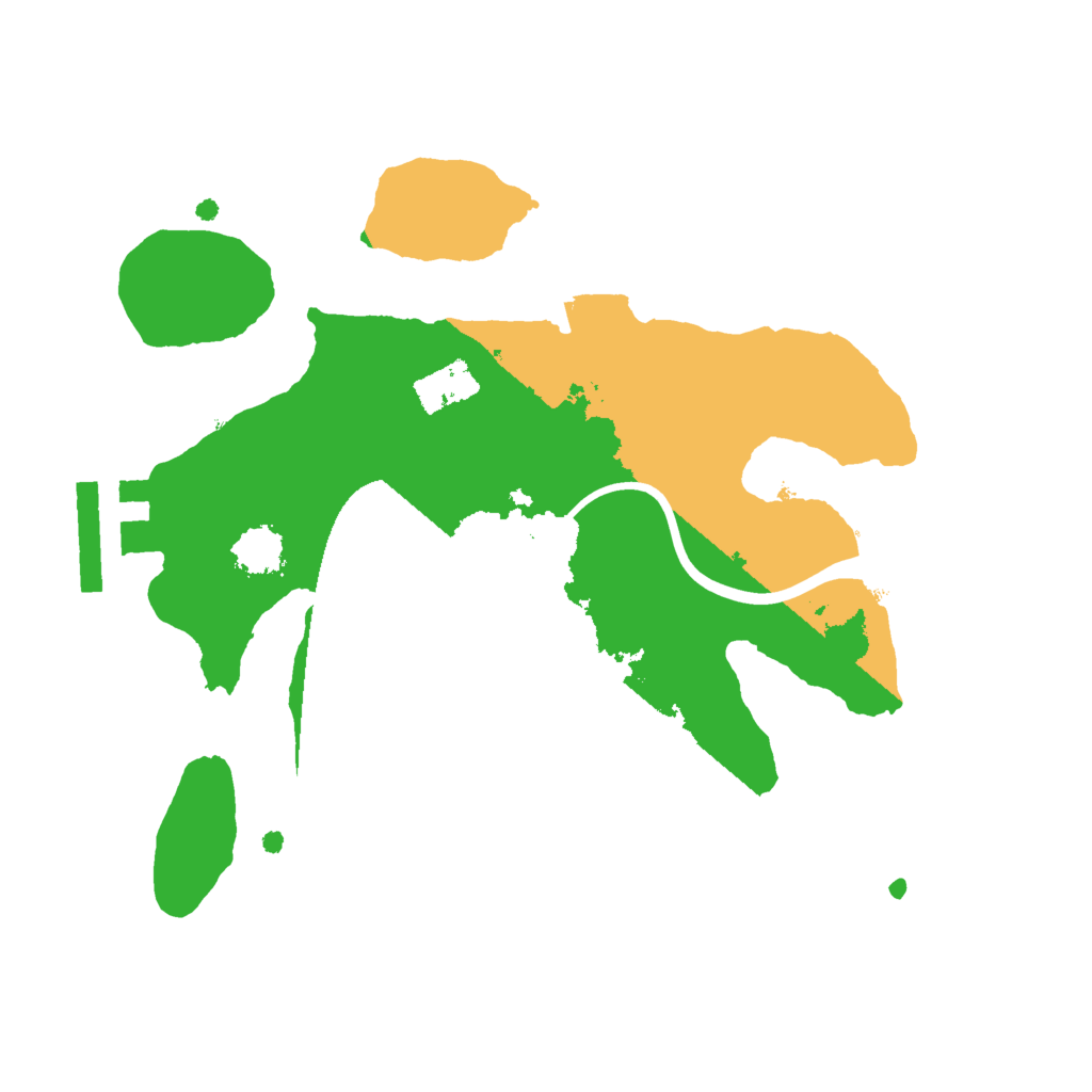 Biome Rust Map: Procedural Map, Size: 2000, Seed: 1973299295