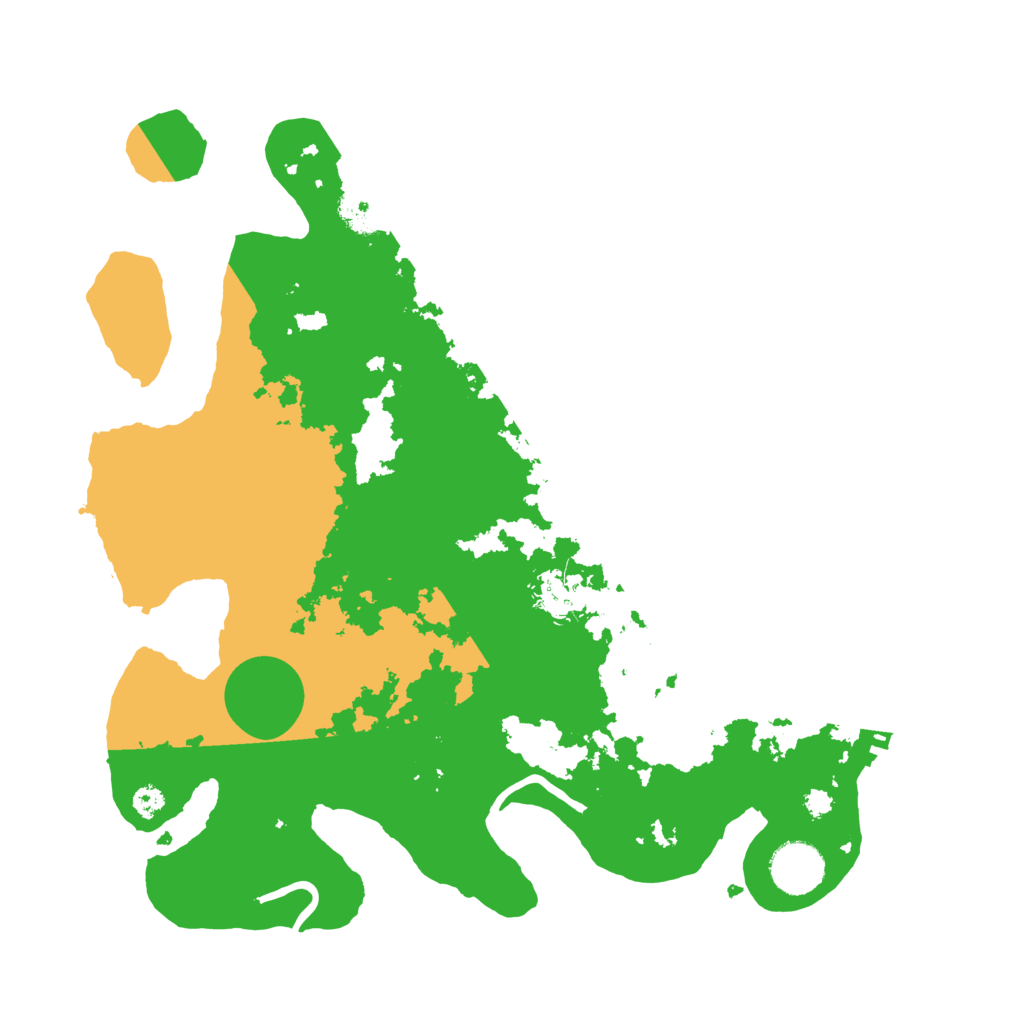 Biome Rust Map: Procedural Map, Size: 3400, Seed: 133889594